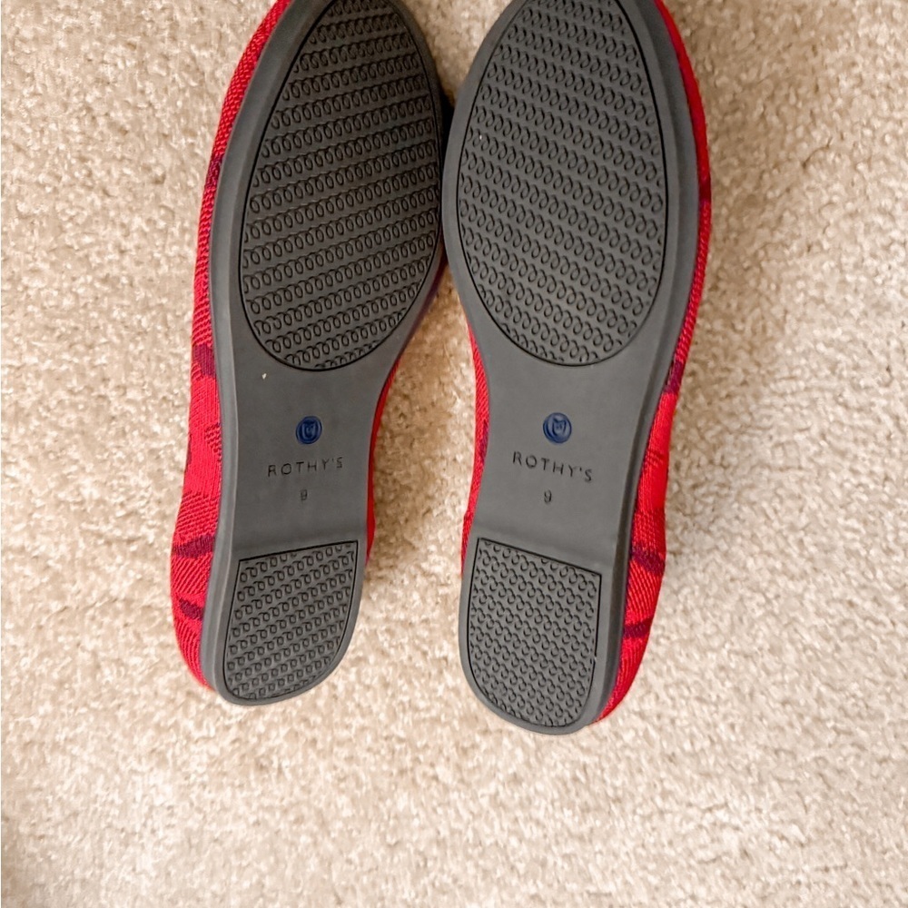 Rothy’s Red Camo Loafers *retired sz 9​ - Picture 3 of 5